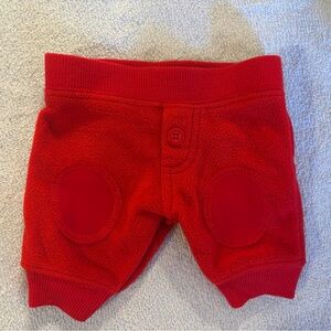 Cozy Red Kids Shorts